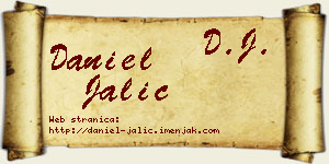 Daniel Jalić vizit kartica